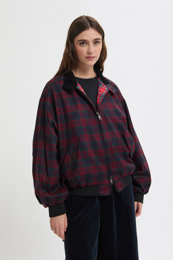CHECK G9 BOX JACKET WOMAN