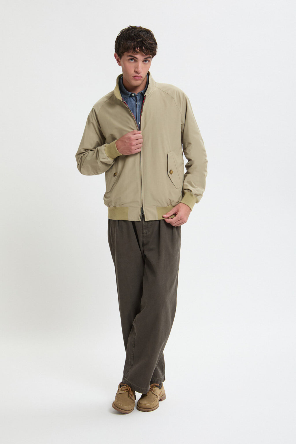 G9 Harrington Jacket Natural | Baracuta
