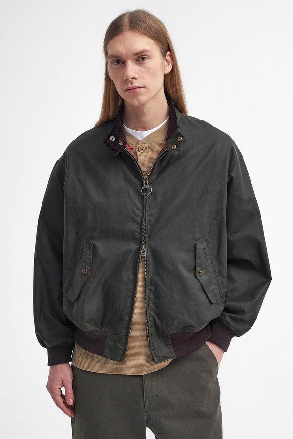 Giacca cerata Harrington MA-1 Barbour x Baracuta