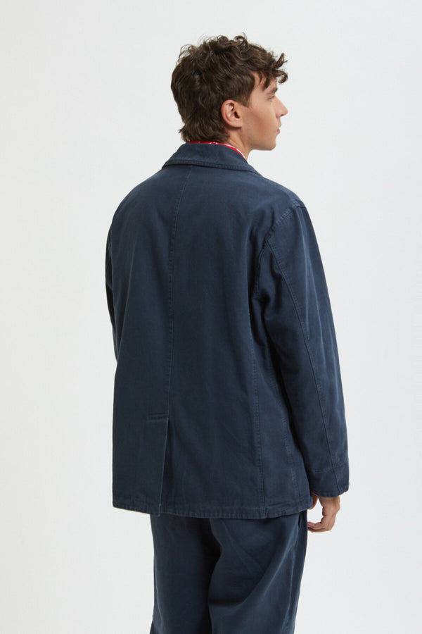 Canvas Garment Dyed Peacoat