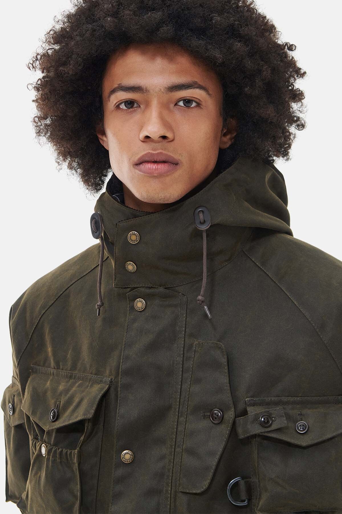 Waxed cotton shop field jacket barbour