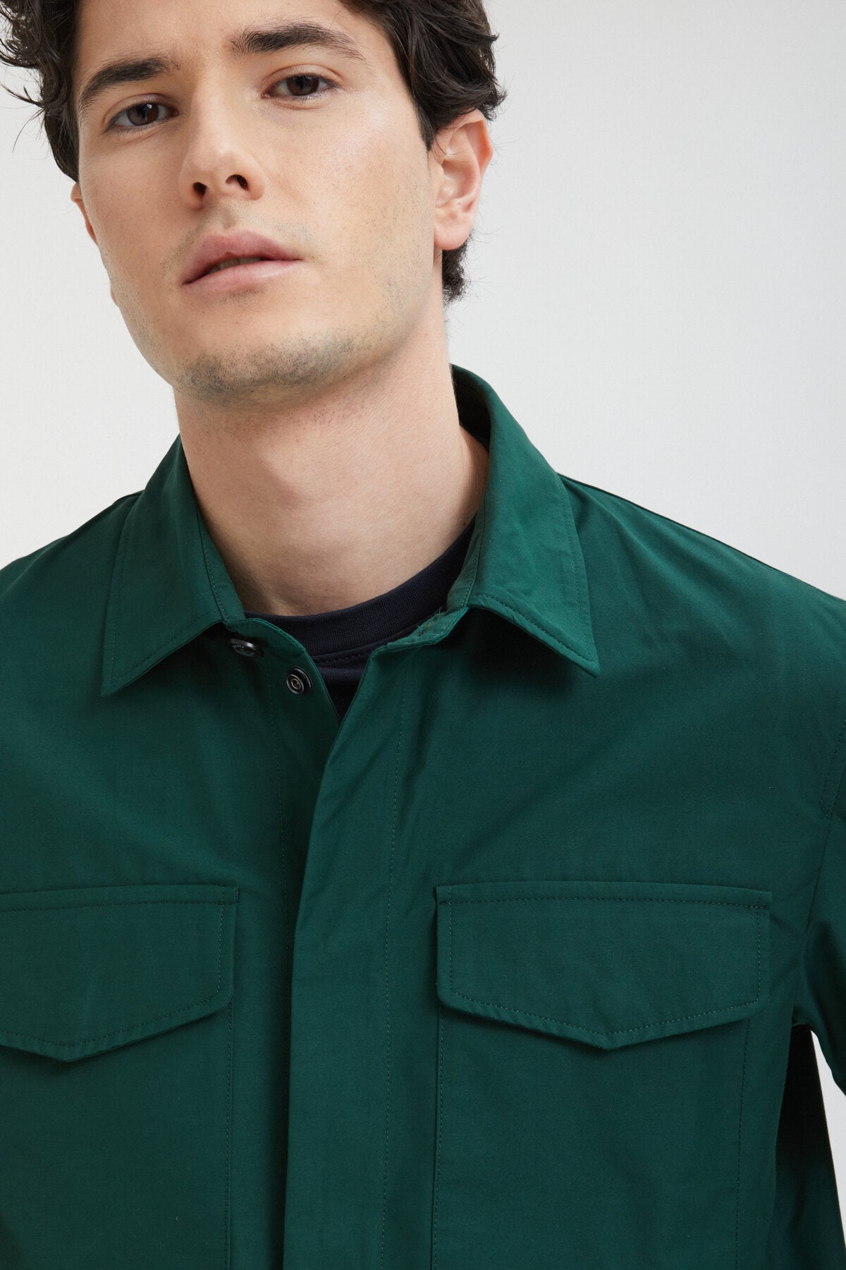 Men Wool Overshirts Baracuta